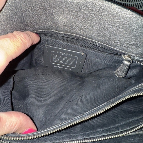 Coach Gun Metal Gray Leather Satchel - Picture 8 of 8